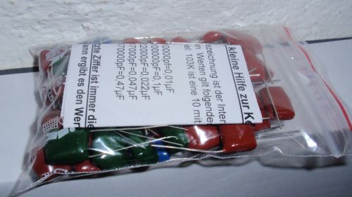 200 Stück Kondensator Set 400V 630V - 23 Werte Polypropylen Kondensatoren