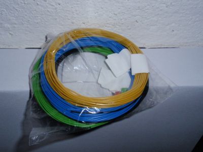 Assort wires 0,5mm, 5x5m
