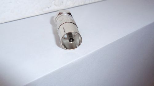 Adapter F-Stecker auf Koax Kupplung